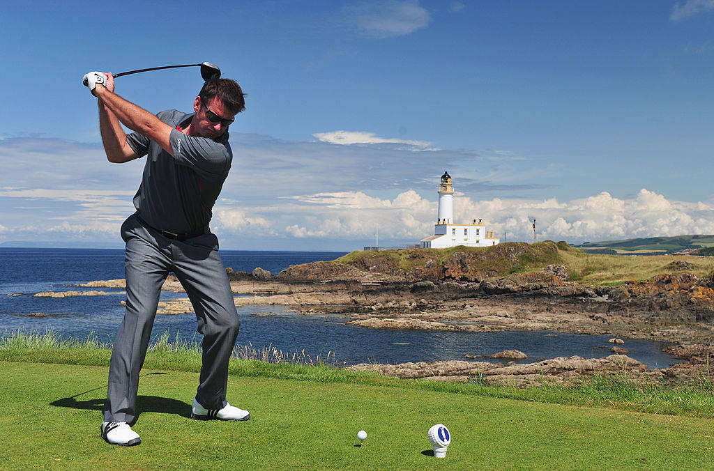 Nick Faldo at Turnberry in 2009